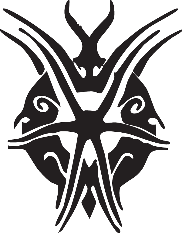 (image for) Drop Shield Tribal Decal