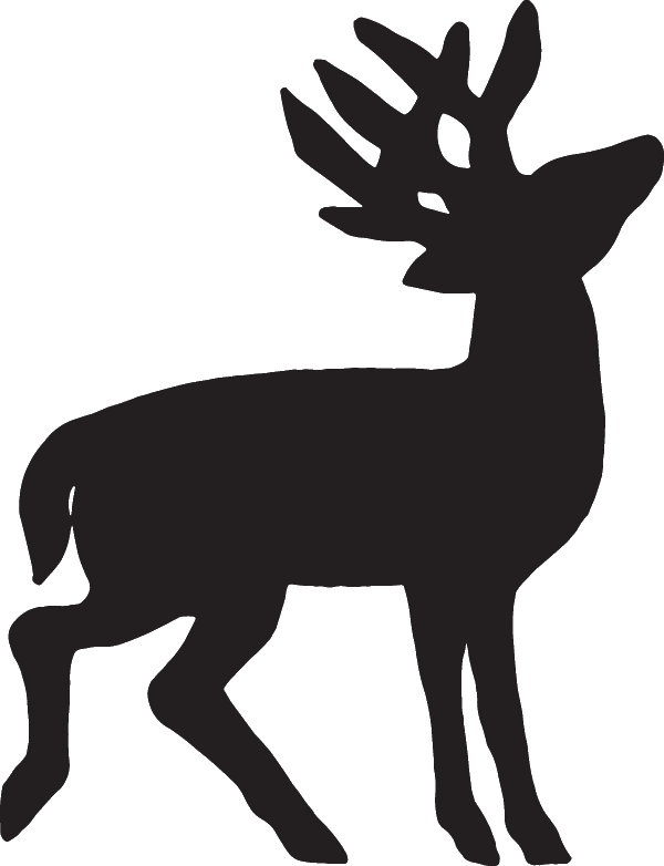 (image for) Deer Silhouette Sticker