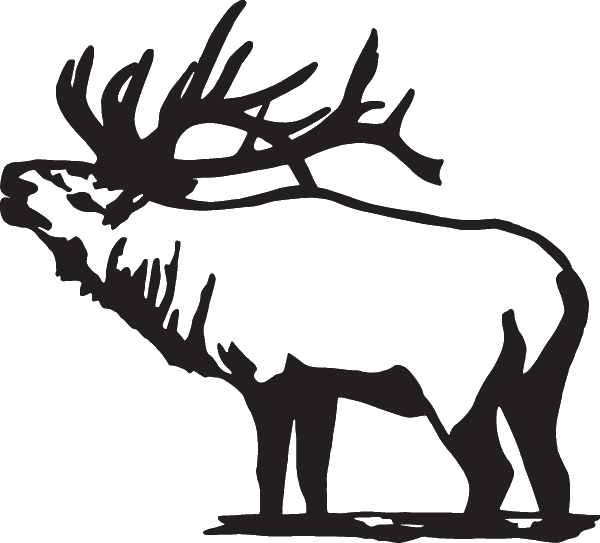 (image for) Elk Bugling Decal