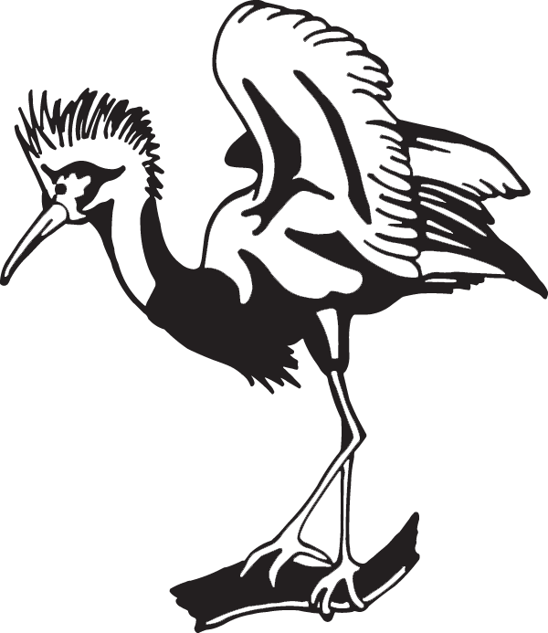 (image for) Great Blue Heron Decal