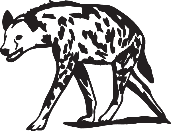 (image for) Spotted Hyena Decal