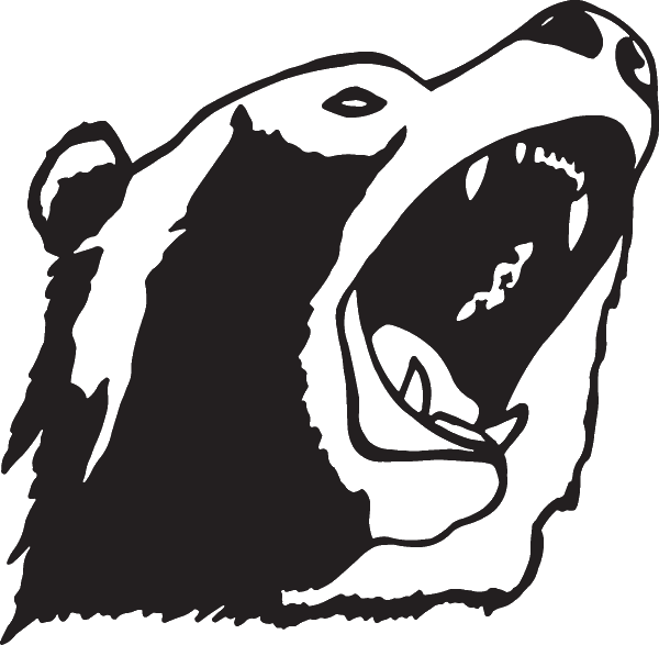 (image for) Grizzly Bear Roaring Decal