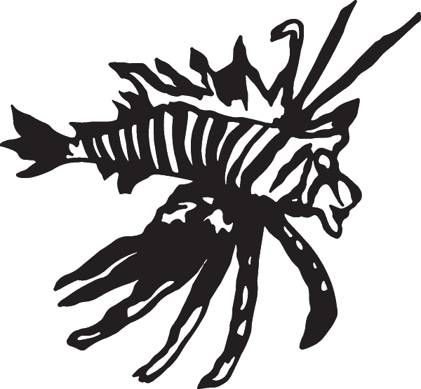 (image for) Lion Fish Decal