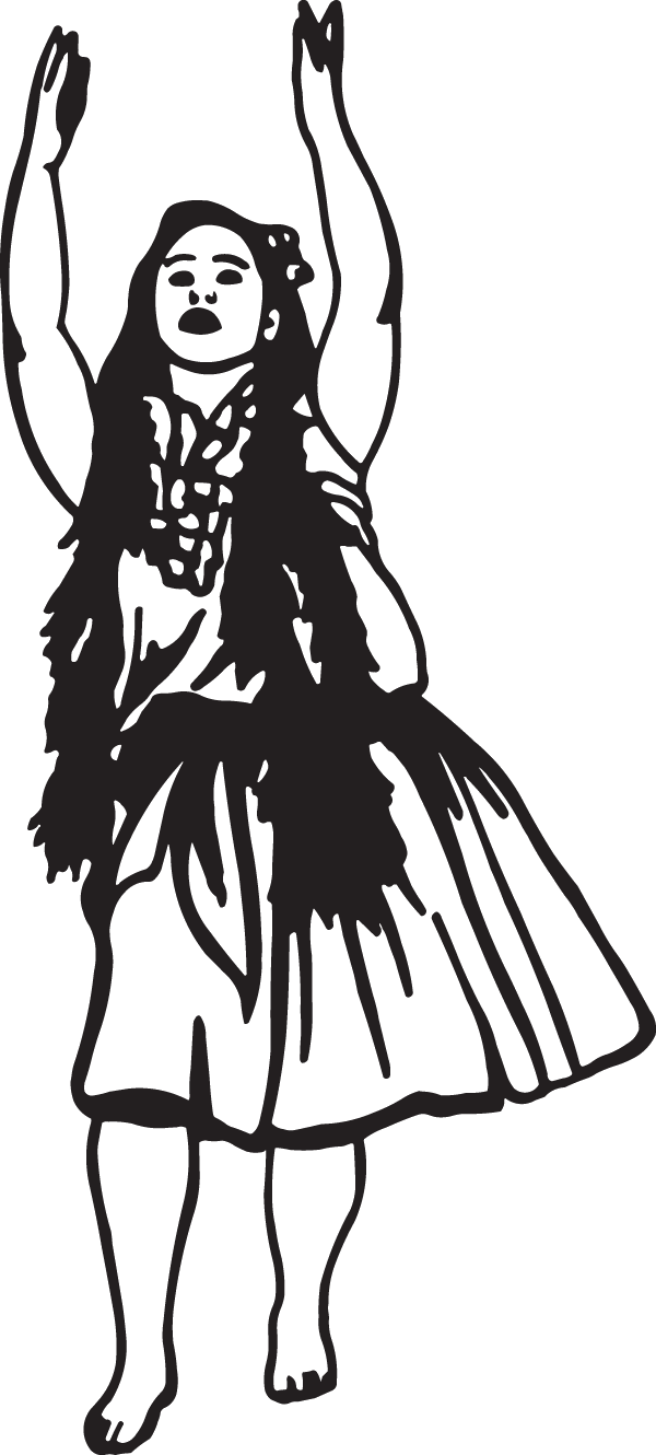(image for) Hula Dancer Decal