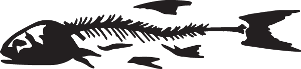 (image for) Fish Skeleton Decal