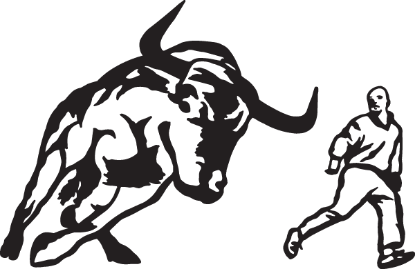 (image for) Running of the Bulls Decal