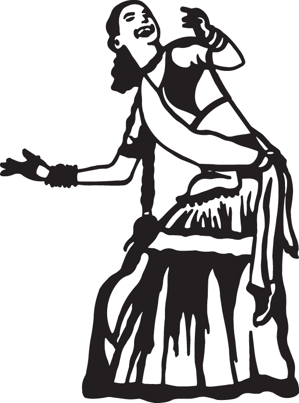(image for) Belly Dancer Decal