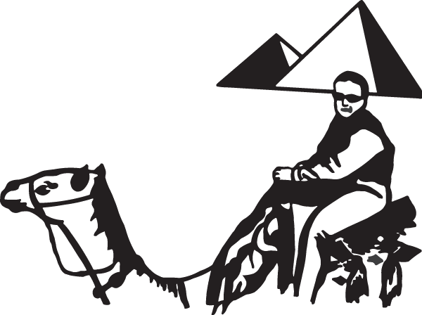 (image for) Pyramid and Camel Decal
