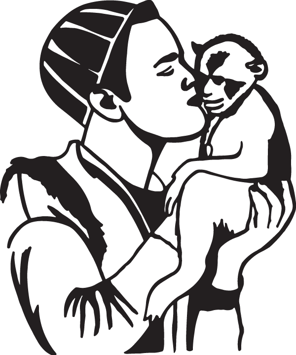 (image for) Man and a Monkey decal