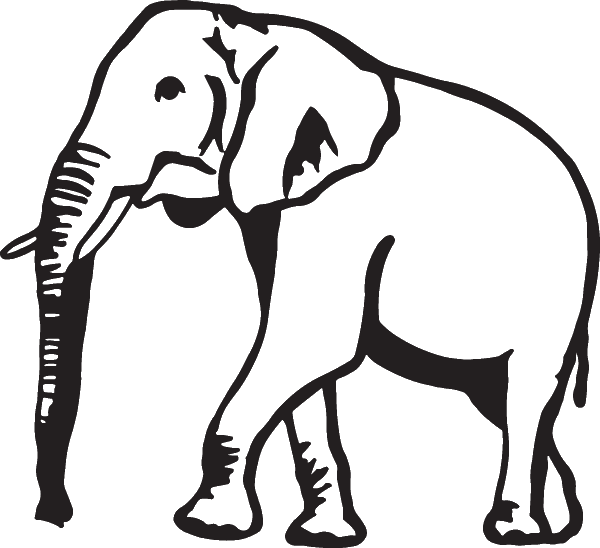 (image for) Elephant Decal