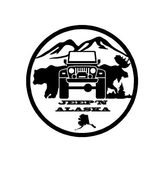 Jeep'n Alaska Logo Decal