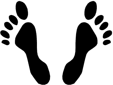 (image for) Barefoot Decal