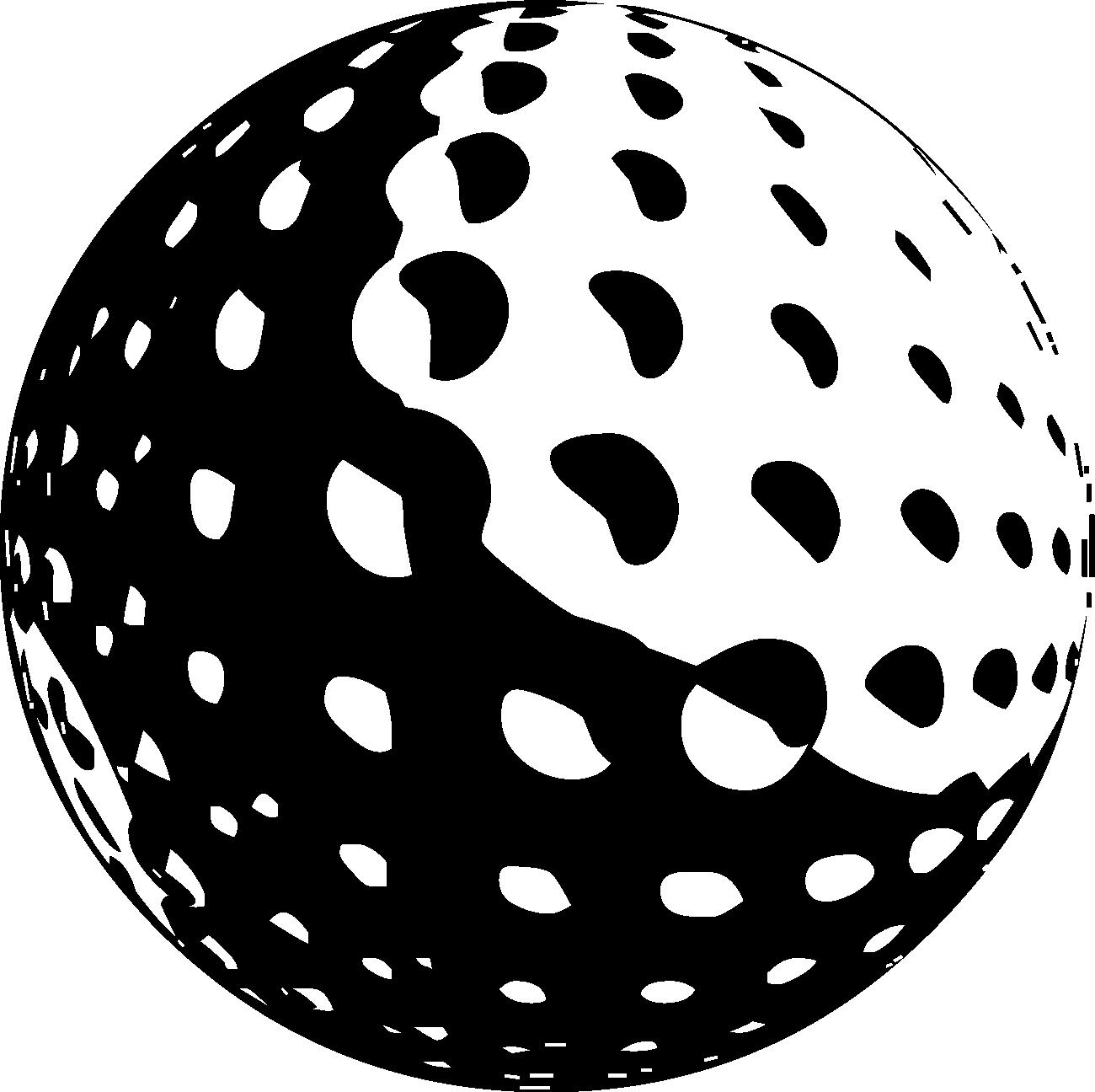 (image for) Golf Ball Decal