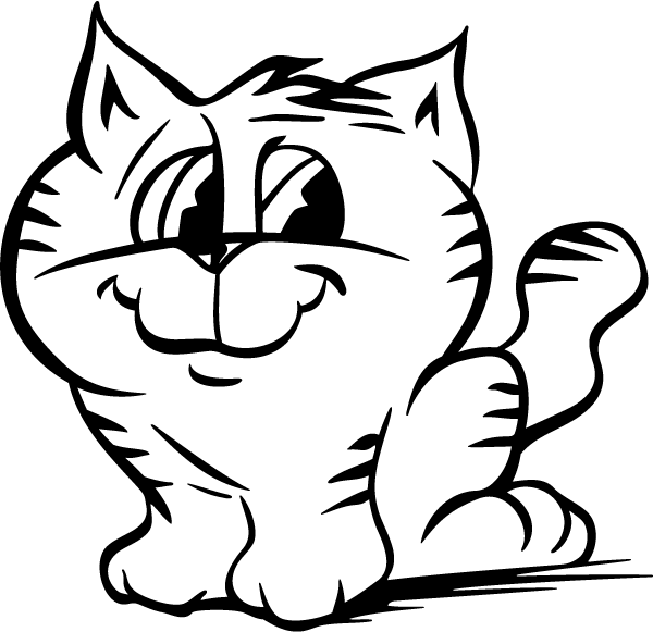 (image for) Cute Kitty Decal