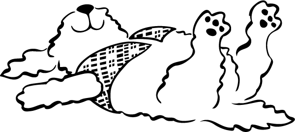 (image for) Lazy Dog Decal