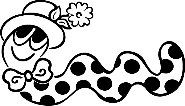 (image for) Happy Snake Decal