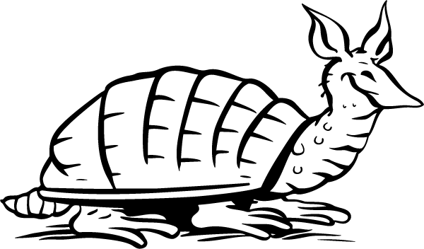 (image for) Armadillo Decal