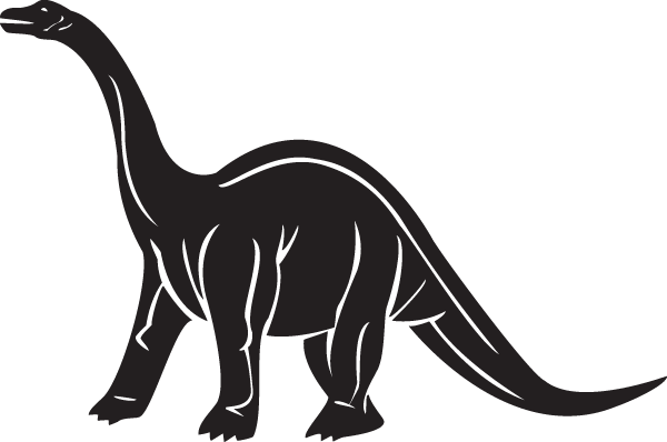 (image for) Brontosaurus Sticker