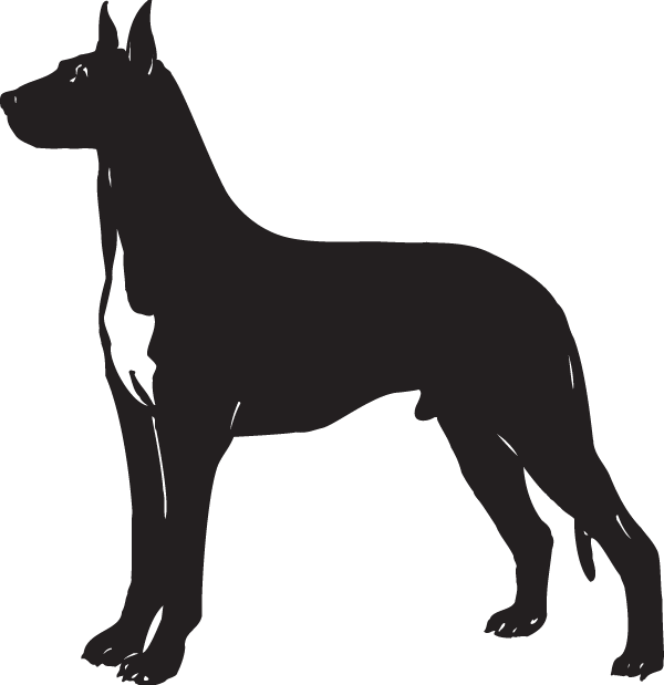(image for) Great Dane Decal