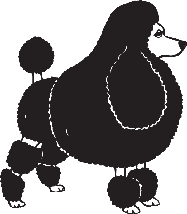 (image for) Poodle Decal