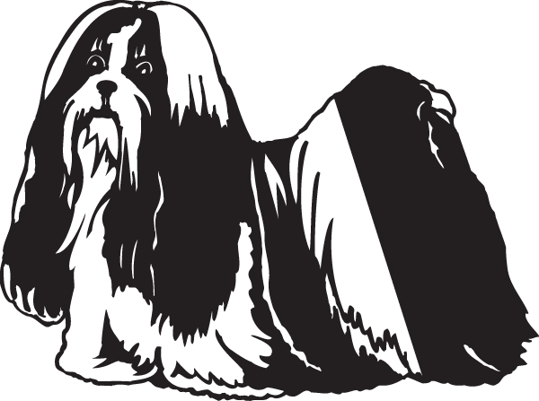 (image for) Shih Tzu Side View Decal