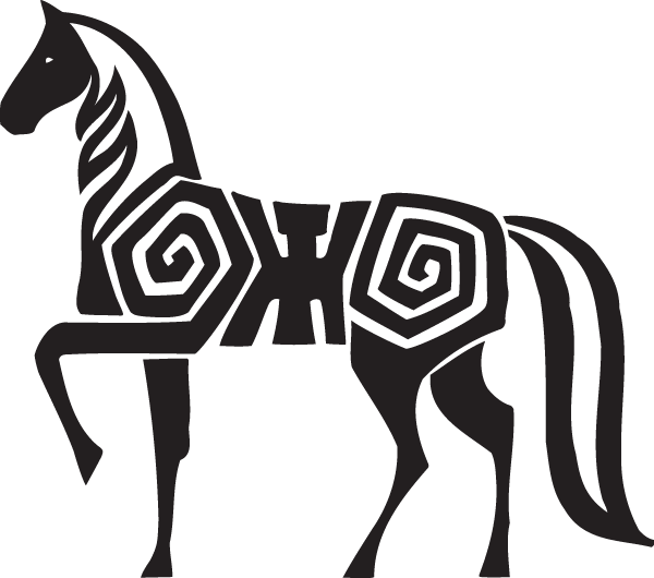 (image for) Hieroglyphic Horse Decal