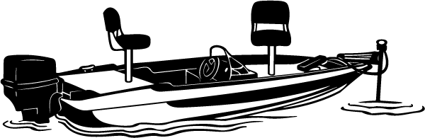 (image for) Pro Bass Boat Decal