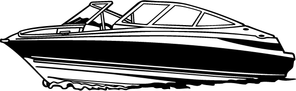 (image for) Speed Boat Decal