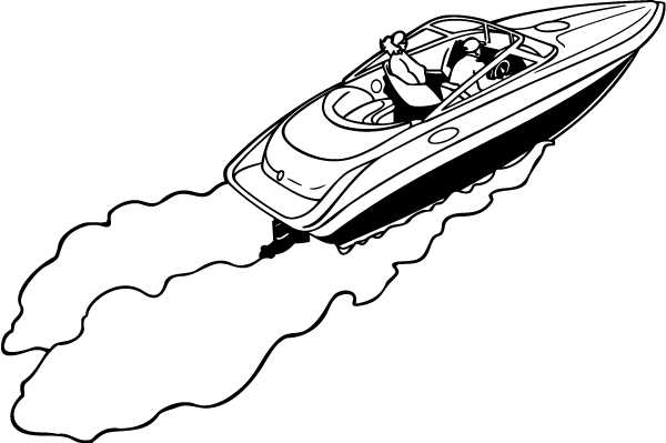 (image for) Speed Boat Decal