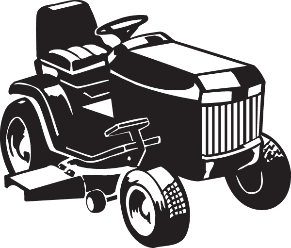 (image for) Riding Lawn Mower sticker