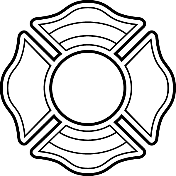 (image for) Fire & Rescue Maltese Cross Decal