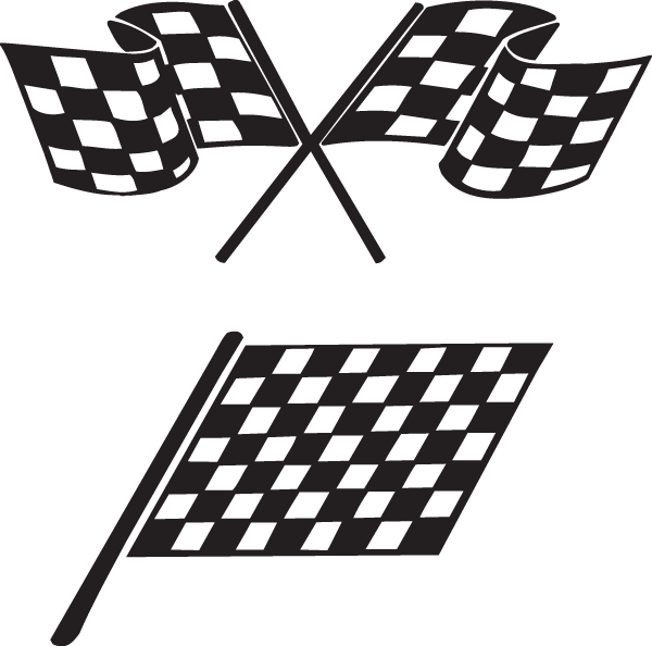 (image for) Racing Flags sticker