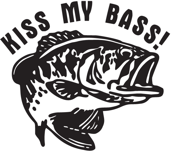 (image for) Kiss My Bass Decal