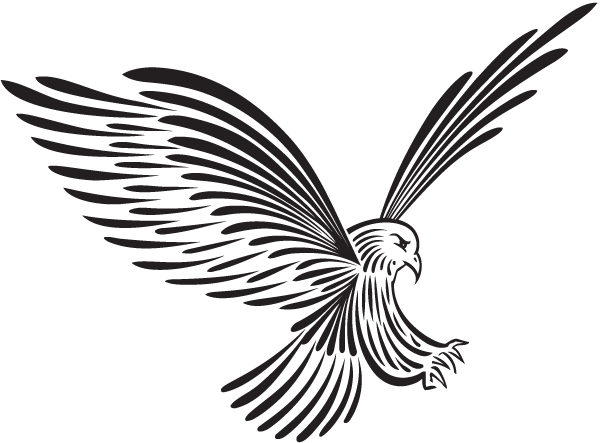 (image for) Eagle Landing Art Decal