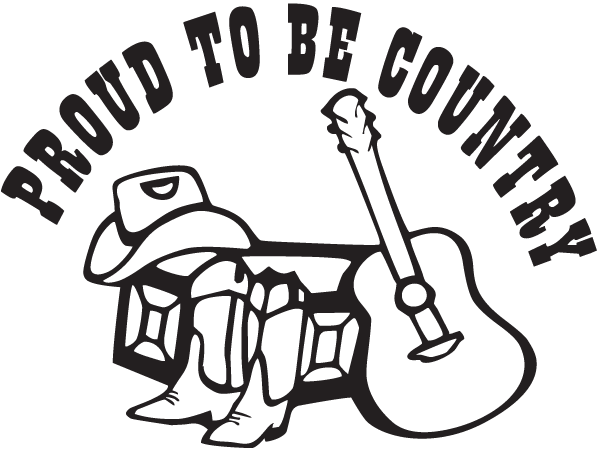 (image for) Proud to be Country Decal
