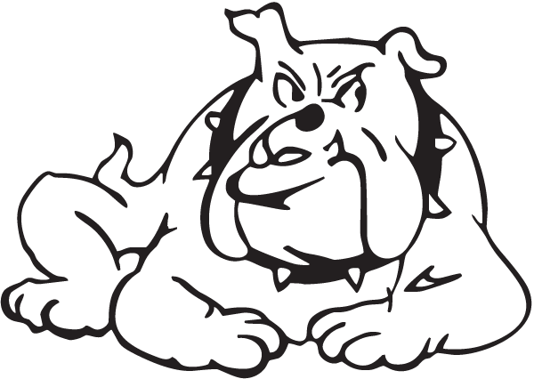 (image for) Cartoon Bulldog Decal
