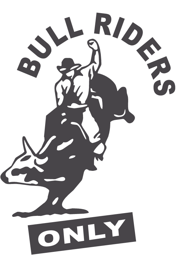 (image for) Bull Riders Only Decal