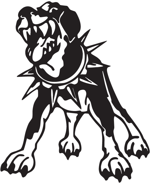 (image for) Rottweiler with Spike Collar Decal
