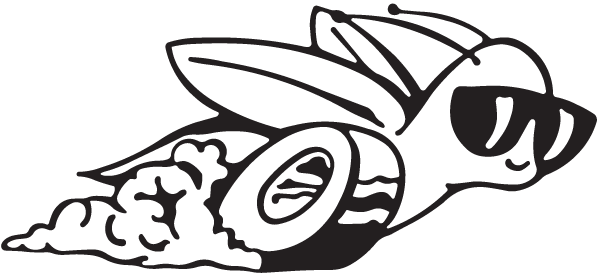 (image for) Racing Bee decal