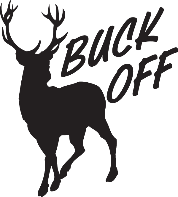 (image for) Buck Off Decal