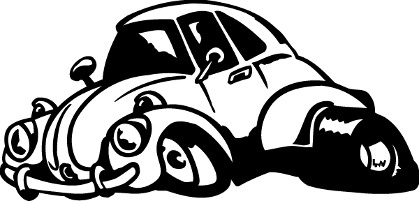 (image for) Racing Beetle Sticker
