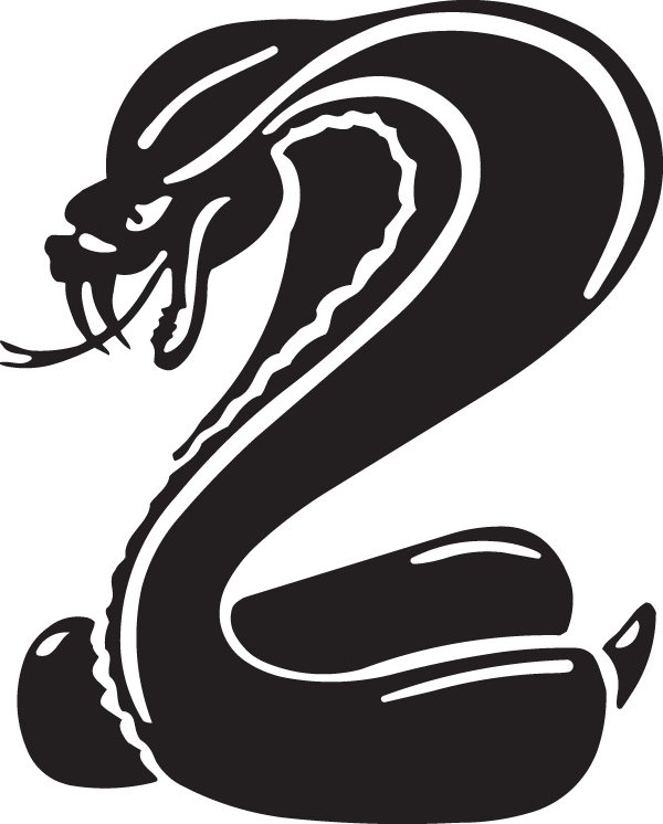 (image for) Mean King Cobra Decal