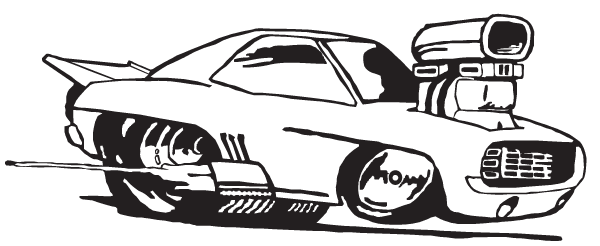 (image for) Race Car sticker