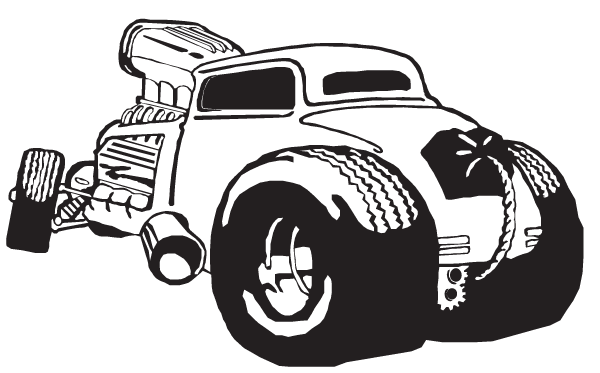 (image for) Drag racer decal
