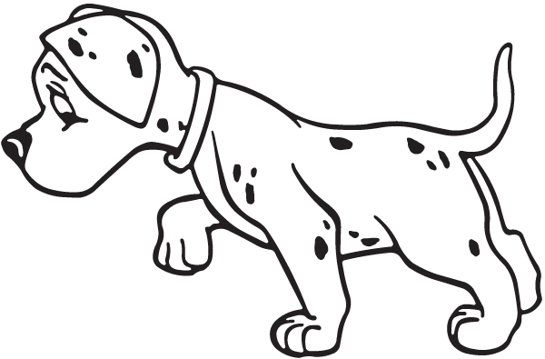 (image for) Dalmatian Puppy decal