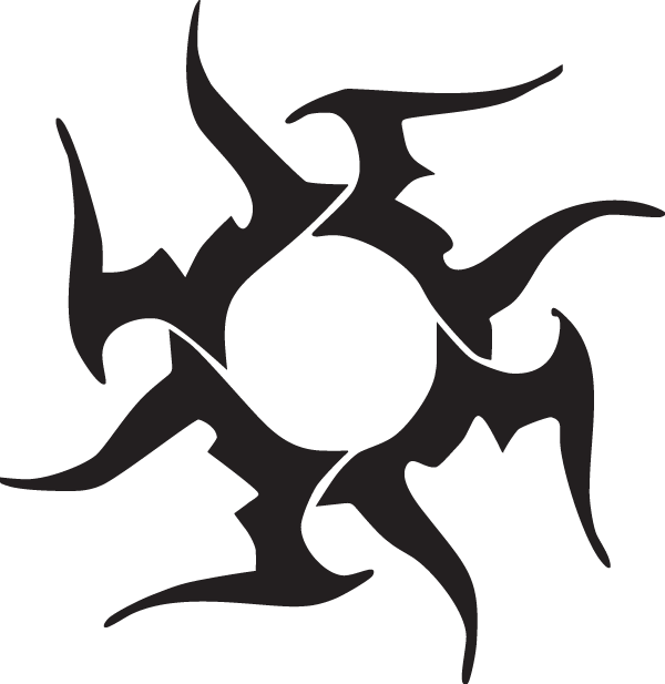 (image for) Solar Flare Tribal Decal