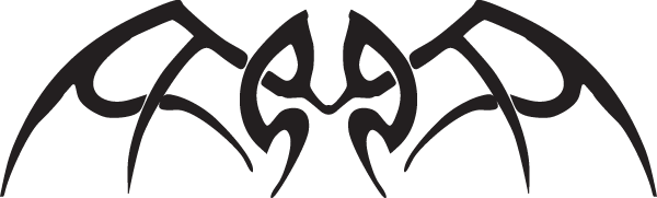 (image for) Webbed Wing Span Tribal Decal