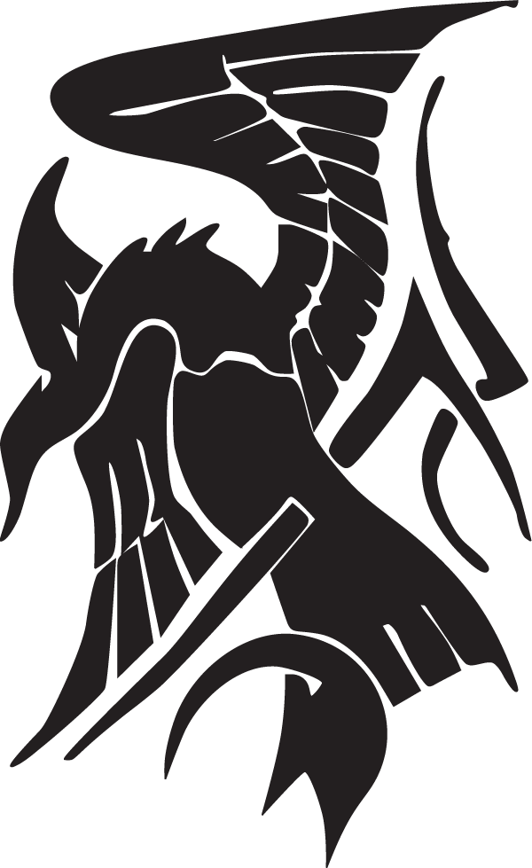 (image for) Broken Wing Tribal Decal
