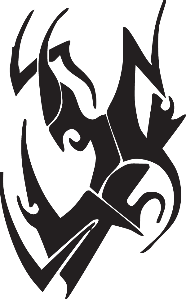 (image for) Hot & Bitter Tribal Decal