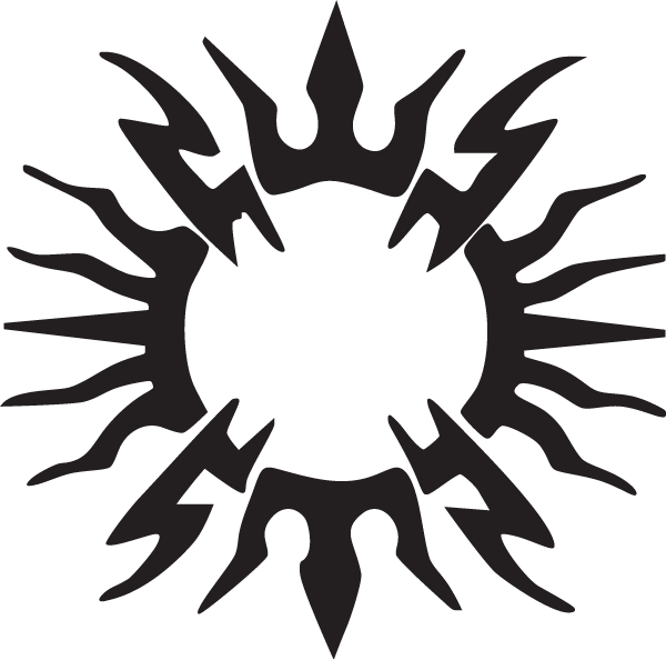 (image for) Forbidden Sun Tribal Decal